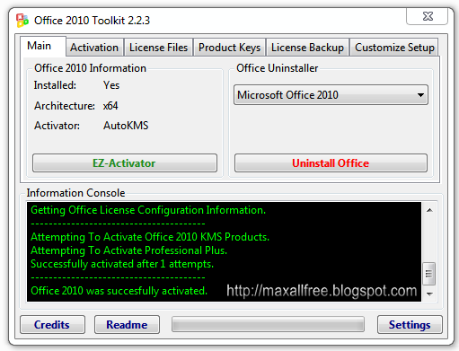 Ms Office 2010 Toolkit And Ez-activator V2.2.3